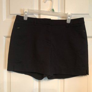 WHITE HOUSE BLACK MARKET 5" SHORTS BLACK DRESSY PARTY 10
